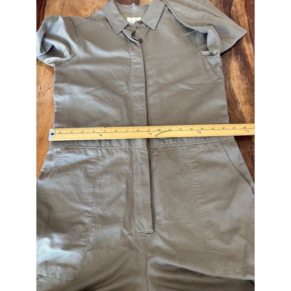NWOT Aritzia Wilfred Free taupe long sleeve boiler suit jumpsuit womens' size 2 - Picture 7 of 12